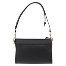 Chloe Edith Shoulder Bag Leather Black Gold Auth am10259V-3