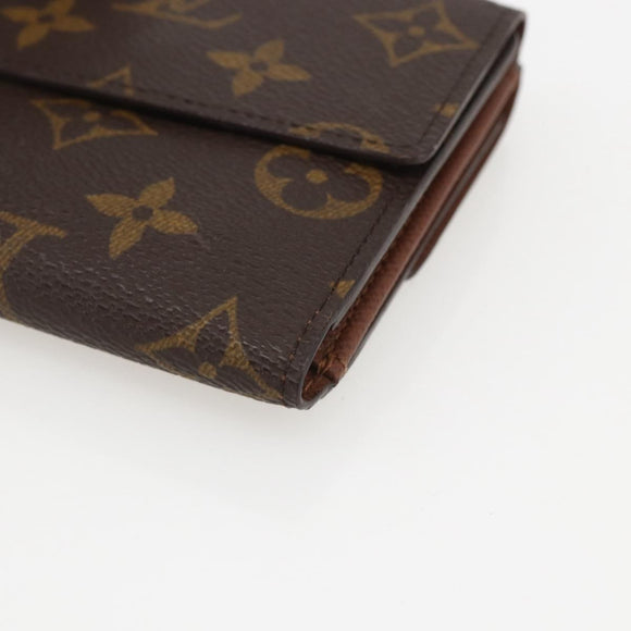 LOUIS VUITTON Monogram Porte Monnaie Bier Cartes Crdit M61652 LV Auth am10261V