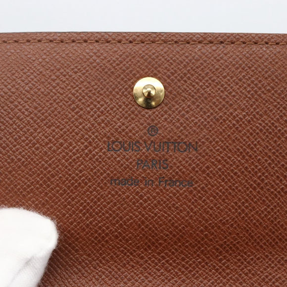 LOUIS VUITTON Monogram Porte Monnaie Bier Cartes Crdit M61652 LV Auth am10261V