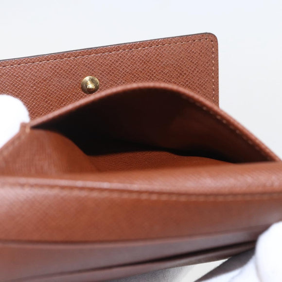 LOUIS VUITTON Monogram Porte Monnaie Bier Cartes Crdit M61652 LV Auth am10261V