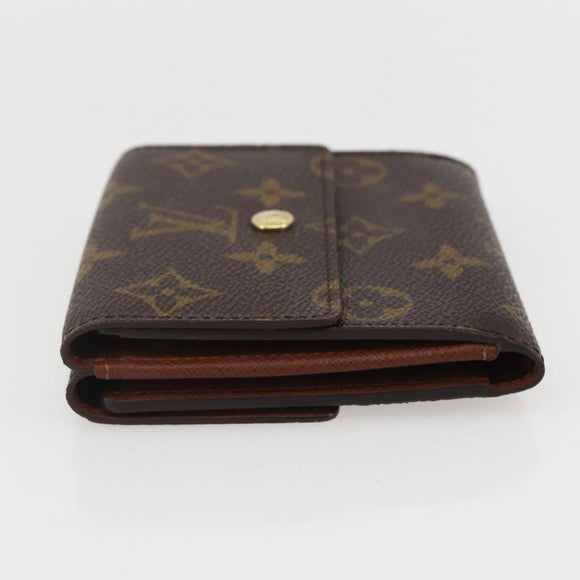 LOUIS VUITTON Monogram Porte Monnaie Bier Cartes Crdit M61652 LV Auth am10261V