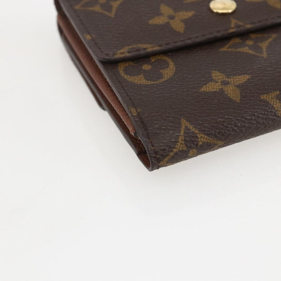 LOUIS VUITTON Monogram Porte Monnaie Bier Cartes Crdit M61652 LV Auth am10261V