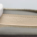 FENDI Coin Purse Leather Gray Gold Auth am10262V-17