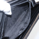 GUCCI GG Marmont Round Long Wallet Leather Black 443123 Auth am10264V-17