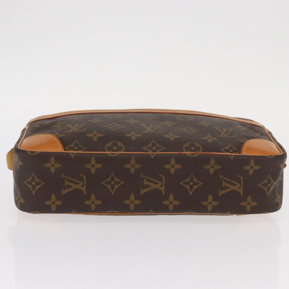 LOUIS VUITTON Monogram Compiegne 28 Clutch Bag M51845 LV Auth am10267
