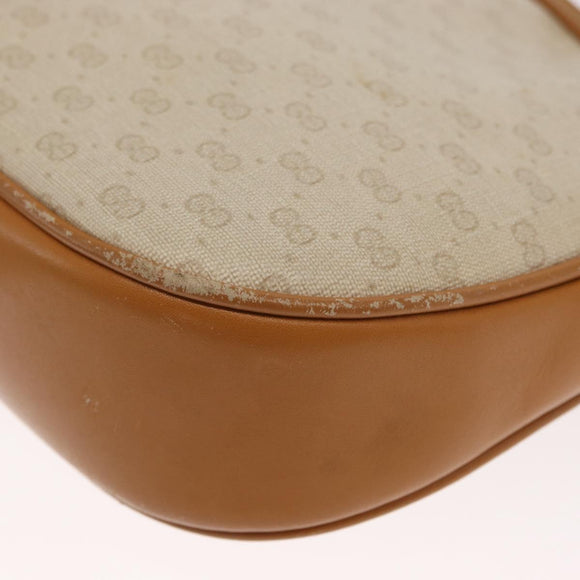 GUCCI Micro GG Supreme Shoulder Bag PVC Ivory Gold 007 89 0094 Auth am10270