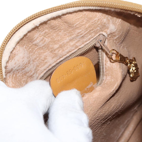 GUCCI Micro GG Supreme Shoulder Bag PVC Ivory Gold 007 89 0094 Auth am10270