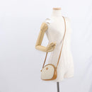 GUCCI Micro GG Supreme Shoulder Bag PVC Ivory Gold 007 89 0094 Auth am10270-23