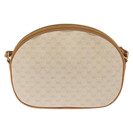 GUCCI Micro GG Supreme Shoulder Bag PVC Ivory Gold 007 89 0094 Auth am10270 - 0