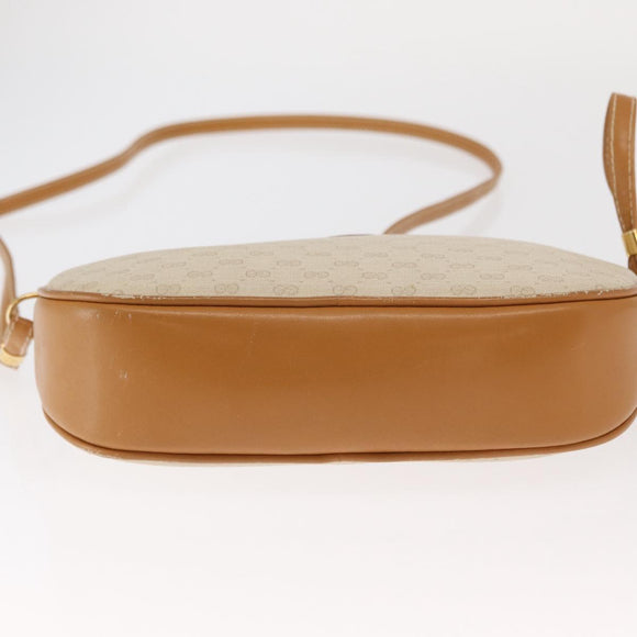 GUCCI Micro GG Supreme Shoulder Bag PVC Ivory Gold 007 89 0094 Auth am10270