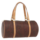 ETRO Paisley Hand Bag PVC Bordeaux Auth am10272V-1