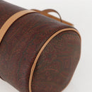 ETRO Paisley Hand Bag PVC Bordeaux Auth am10272V-10