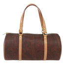 ETRO Paisley Hand Bag PVC Bordeaux Auth am10272V-2