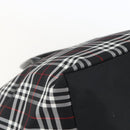 Burberrys Nova Check Tote Bag Nylon Black Silver Auth am10273V-14