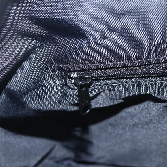 Burberrys Nova Check Tote Bag Nylon Black Silver Auth am10273V