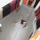 Chloe Woody Hand Bag Canvas Leather 2way Multicolor Silver Auth am10275V-19