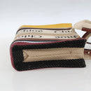 Chloe Woody Hand Bag Canvas Leather 2way Multicolor Silver Auth am10275V-5