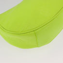 BALENCIAGA LucaGol XS Hand Bag Leather Neon yellow 671309 Auth am10278SAM-17