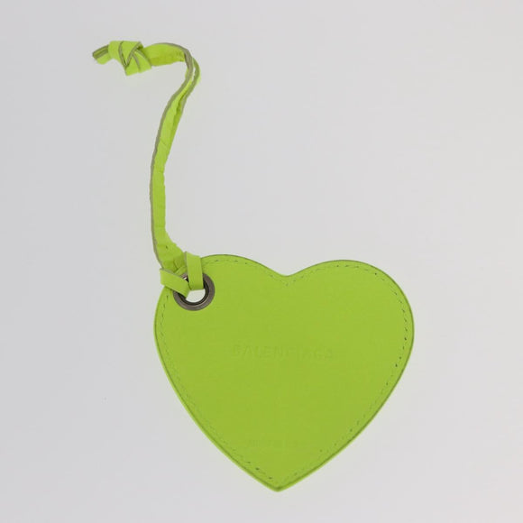 BALENCIAGA LucaGol XS Hand Bag Leather Neon yellow 671309 Auth am10278AM