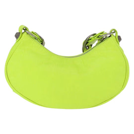 BALENCIAGA LucaGol XS Hand Bag Leather Neon yellow 671309 Auth am10278SAM - 0