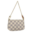 LOUIS VUITTON Damier Azur Mini Pochette Accessoires Pouch N63005 Auth am10279V-1