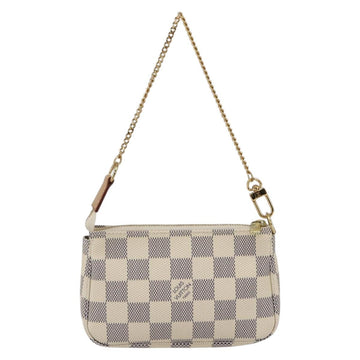 LOUIS VUITTON Damier Azur Mini Pochette Accessoires Pouch N63005 Auth am10279V - 0