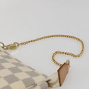 LOUIS VUITTON Damier Azur Mini Pochette Accessoires Pouch N63005 Auth am10279V-8