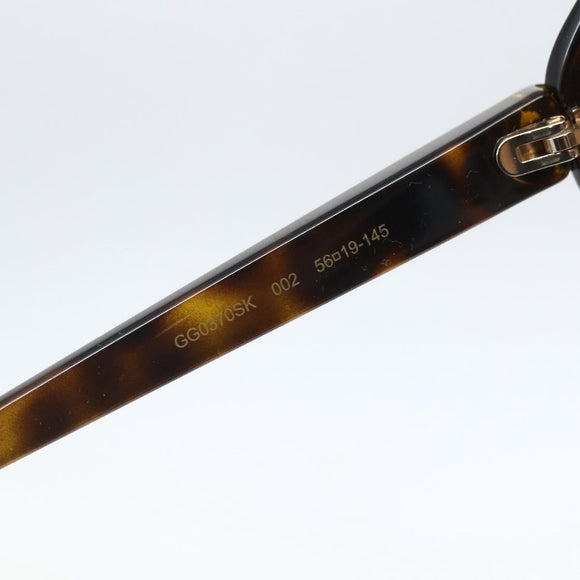 GUCCI Sunglasses plastic Dark Brown Auth am10283V