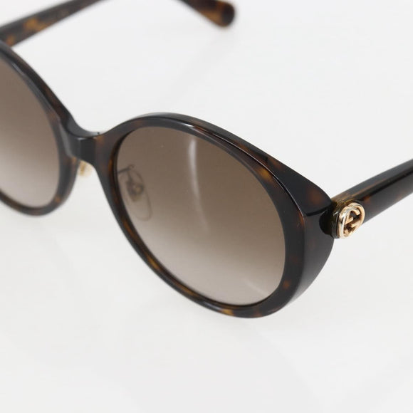 GUCCI Sunglasses plastic Dark Brown Auth am10283V