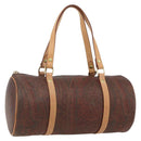 ETRO Paisley Hand Bag PVC Bordeaux Gold Auth am10286V-1