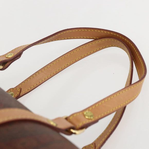 ETRO Paisley Hand Bag PVC Bordeaux Gold Auth am10286V