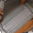 Chloe Milo Tote Bag Leather Beige Gold Auth am10289-11