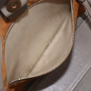 Chloe Milo Tote Bag Leather Beige Gold Auth am10289-22