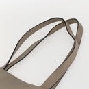 Chloe Milo Tote Bag Leather Beige Gold Auth am10289-8