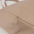 CELINE Horizontalkava Tote Bag Leather Beige Auth am10290-14