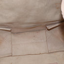 CELINE Horizontalkava Tote Bag Leather Beige Auth am10290-10