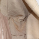 CELINE Horizontalkava Tote Bag Leather Beige Auth am10290-21