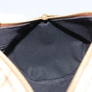 BURBERRY Nova Check Hand Bag PVC Beige Gold Auth am10295V-19