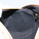 BURBERRY Nova Check Hand Bag PVC Beige Gold Auth am10295V-20