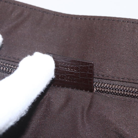 GUCCI GG Supreme Shoulder Bag PVC Leather Beige Silver 122373 Auth am10297V