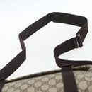 GUCCI GG Supreme Shoulder Bag PVC Leather Beige Silver 122373 Auth am10297V-8