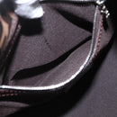 FENDI Zucca Canvas Hand Bag Black Brown Silver Auth am10298-21