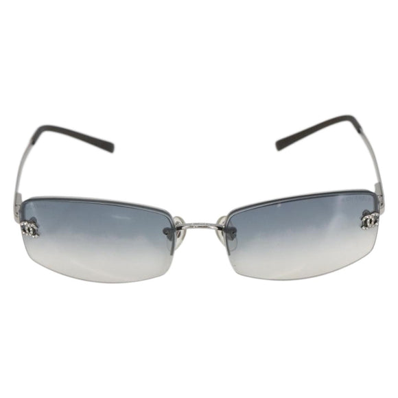 CHANEL Sunglasses metal Brown 4234 CC Auth am10299V