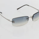 CHANEL Sunglasses metal Brown 4234 CC Auth am10299V-6