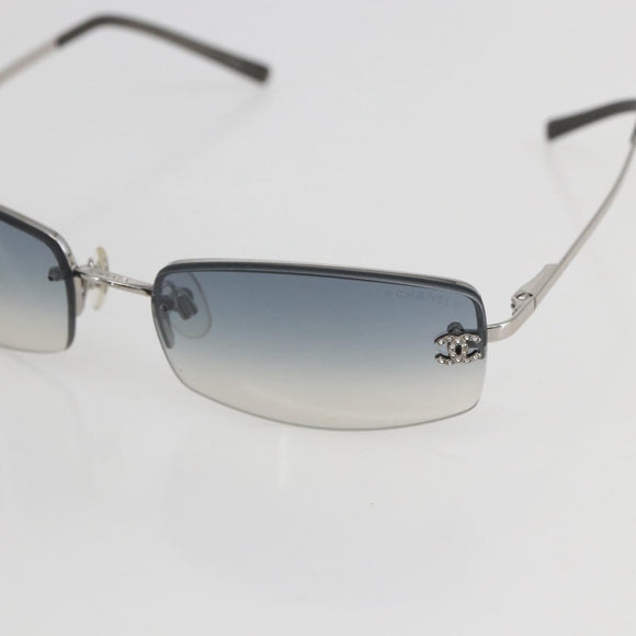 CHANEL Sunglasses metal Brown 4234 CC Auth am10299V