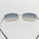 CHANEL Sunglasses metal Brown 4234 CC Auth am10299V-8