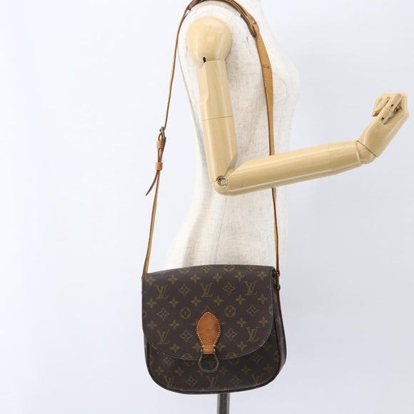 LOUIS VUITTON Monogram Saint Cloud GM Shoulder Bag M51242 LV Auth am10300