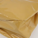 Salvatore Ferragamo Vala Hand Bag Enamel Yellow Gold Auth am10303-9