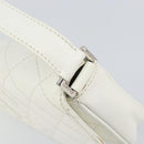 CHANEL Matelasse Chain Shoulder Bag Caviar Skin White Silver CC Auth am10305V-9