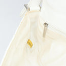 CHANEL Matelasse Chain Shoulder Bag Caviar Skin White Silver CC Auth am10305V-22